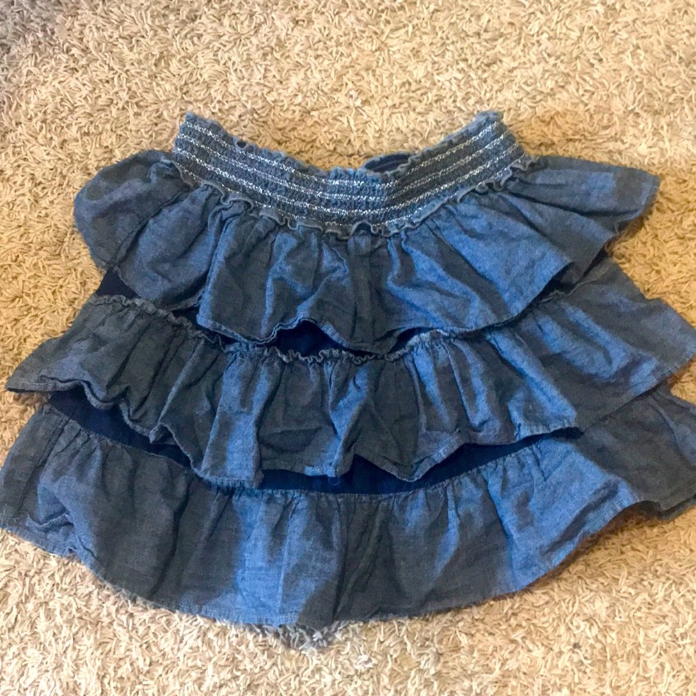 Ruffled tier mini. Girls Size 14.